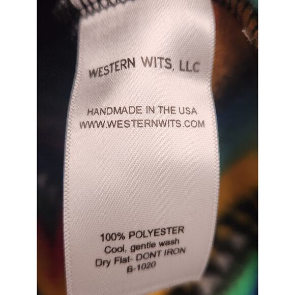 Western‎ Wits Womens Size Small Fleece Pullover Jacket Aztec Southwestern Print - Picture 5 of 6
